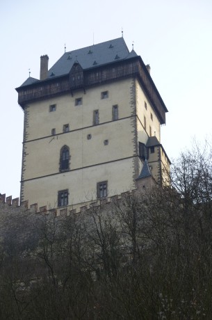 Pohled na hlavní věž