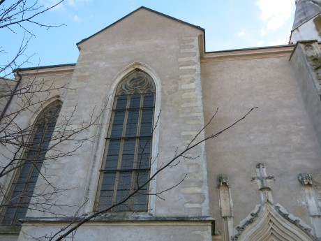 Gotická okna Hnanického chrámu