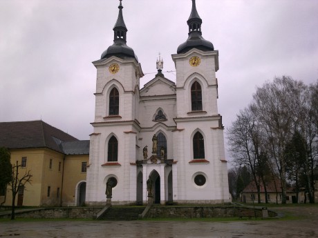 Klášter v Želivi z čela